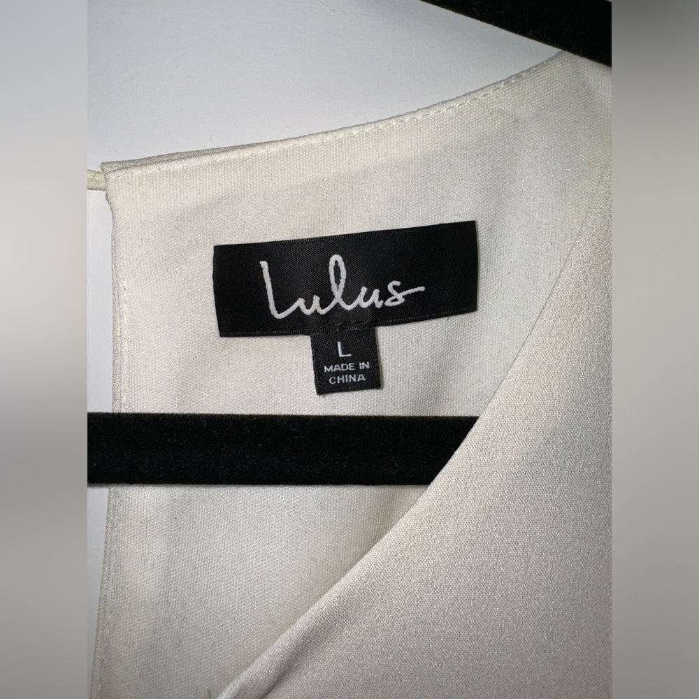 Lulu’s Near or Bar Cream Shift dress - Picture 5 of 6